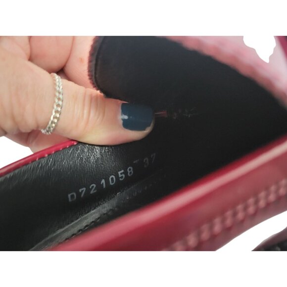 AGL Sirena Moc Toe Penny Loafer Burgundy Slip On Shoe - Picture 9 of 10